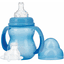 Nûby drinkfles met wijde opening en handvat, 240 ml vanaf 3 maanden in blauw