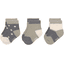 LÄSSIG Chaussettes Sneacker pour enfants, paquet de 3, anthracite