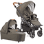 GESSLEIN Combi kinderwagen F4 Air+, olijf / gebloemd