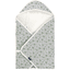 Alvi® Couverture de voyage Jersey coton bio Drifting Leaves 80x80 cm