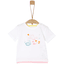 s. Oliv r T-shirt vit / rosa