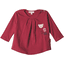Steiff Girls Camisa de manga larga, rojo remolacha