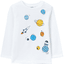 OVS Långärmad skjorta Space Allover - Print vit