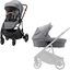 Britax Römer Yhdistelmävaunut Strider M sisältäen sadesuojan Elephant Grey 