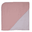 WÖRNER SÜDFROTTIER Musliininen tavallinen lohenpunainen vaaleanpunainen-erica hupullinen kylpypyyhe