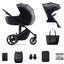 Kinderkraft Kombi barnvagn PRIME 2 2 i 1 Venezian Black 
