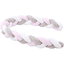 babybay ® sengerandsslange flettet hvid / beige / rosé 200 cm
