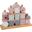 Label-Label - Casa de bloques apilables - Rosa