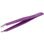 canal® Haarpinzette schräg, violett, rostfrei 9 cm