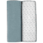  BEABA  ® 2:n setin röyhtäilyliinat Itämeren sininen/pisteet 120 x 120 cm