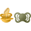 BIBS Soother Couture Honey Bee/ Olive Latex 6-36 mesi, 2 pezzi.