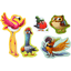 Cubika Puzzles 5 in 1 "Vögel"