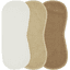 MEYCO Langes enfant XL blanc/beige/brun lot de 3