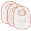 jollein Lätzchen Meadow rosewood 3er Pack