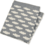 Sterntaler Strick-Schmusedecke silber meliert 100 cm x 80 cm