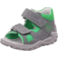 superfit Drenge Sandal Flow lysegrå / grøn (medium)