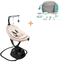 babymoov Elektrische Babyschaukel Swoon Evolution Connect inkl. Gratis Babypflege-Set Smokey aqua