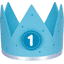 goki Corona de cumpleaños azul