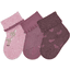 Sterntaler Dětské ponožky 3-pack deer pink melange 
