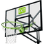 EXIT Galaxy Basket kosz na piłki do montażu na ścianie - zielony/czarny