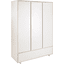 Schardt Armoire enfant 3 portes bois Capri White
