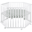 roba Style Playpen 6-hjørnet hvit frosty green 