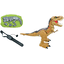 LEXIBOOK Crosslander RC Velociraptor - Dinosauro radiocomandato con effetti luminosi e sonori