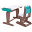 KidKraft ® Justerbart skrivbord med stol "Grow Together ™", askgrå