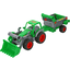 WADER QUALITY TOYS Farmer Technic traktor med framscoop og tippvogn
