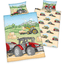 babybest® Flanell sengetøy traktor 100 x 135 cm