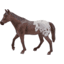Mojo Figurine cheval étalon alezan Appaloosa Horses