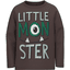 name it Langarmshirt Nmmvux Seal Brown