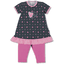 Sterntaler Vestito bebè con leggings marine 