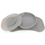TWISTSHAKE Tovaglietta con click e piatto Mini da 6 mesi, grigio pastello