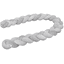 babybay® nest snake gevlochten voor ledikant licht grijs gevlekt