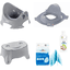 Thermobaby® Set de toilette enfant pot réducteur gris charme