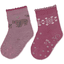 Sterntaler ABS batolecí ponožky Twin Pack Bear Purple 