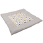 Ullenboom Krabbeldecke Waffelpique Motiv Grau Faultier 120x120 cm