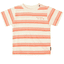 Staccato  T-paita orange raidallinen 