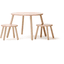 Kids Concept® Table enfant 2 tabourets bois, abricot