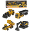 DICKIE Set Vehículos de juguete de construcción Toys Volvo 4 piezas