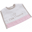 Babero Be Be Be `s Collection Mini Velcro Princesita rosa 