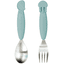 Done by Deer ™ Spoon & Fork Set YummyPlus Sea friends i blått