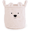 CHILDHOME Teddy Korb 30 x 30 x 30 cm altweiß