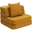 KlipKlap 3 Fold Sofa Single soft mustard 