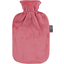fashy ® Varmtvannsflaske 2L med fleecetrekk i rosa