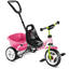 PUKY ® Tricycle Ceety med komfortdæk, kiwi / rose 2219