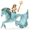 schleich® Figurine sirène Eyela sur cheval de mer 70594