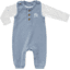 JACKY NORDIC Romper set BOY dove blue/offwhite