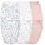 aden + anais™ essential s easy swaddle™ Wrap-around pucksack 3-pack sprookje flower 